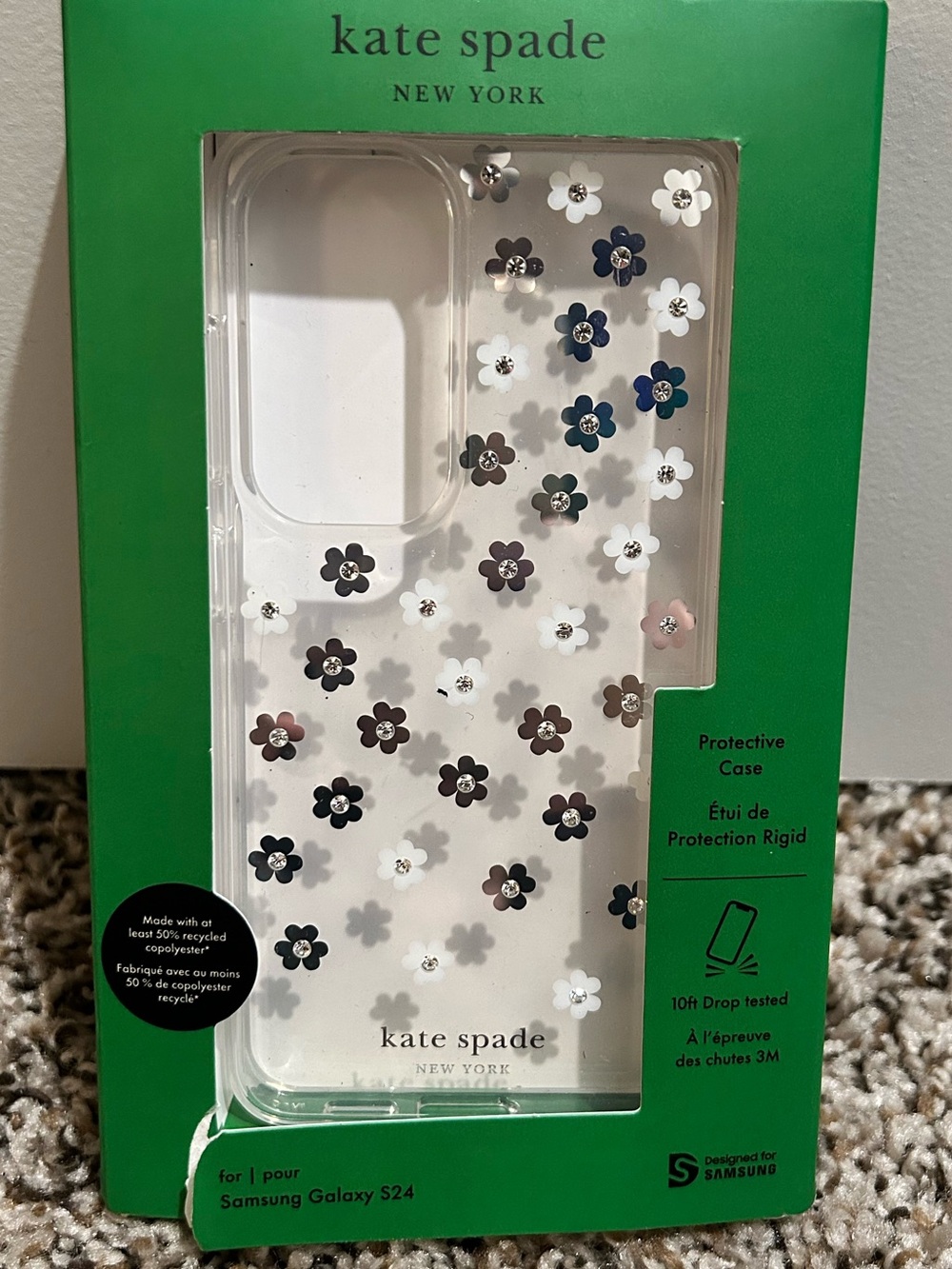 kate spade “scattered flowers” series case for Samsung Galaxy S24